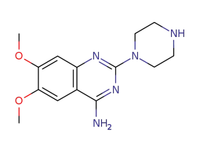 4-amino-6,7-dimethoxy-2-piperazin-1-ylquinazoline