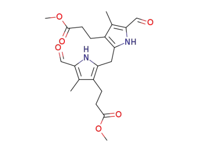 3-{5-Formyl-2-[5-formyl-3-(2-methoxycarbonyl-ethyl)-4-methyl-1H-pyrrol-2-ylmethyl]-4-methyl-1H-pyrrol-3-yl}-propionic acid methyl ester
